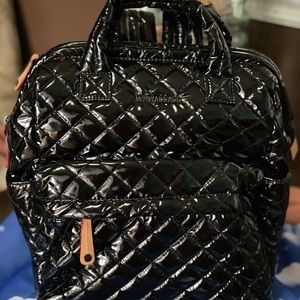 Mzwallace top handle backpacks in lacquer